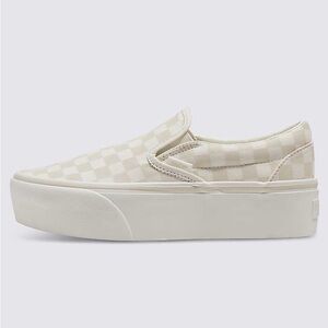 Vans Classic Slip On Stacked Checkerboard Woman’s 7
